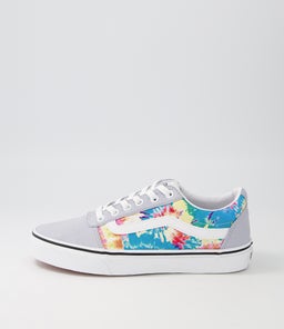 WARD RAINBOW W VN TIE DYE MULTI WHITE CANVAS