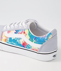 WARD RAINBOW W VN TIE DYE MULTI WHITE CANVAS