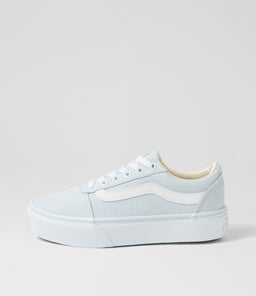 WARD PLATFORM W VN LT BLUE WHITE CANVAS