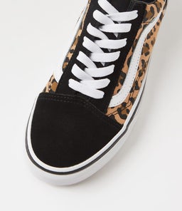OLD SKOOL W VN BLACK LEOPARD SUEDE CANVAS