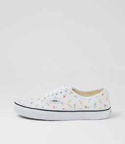 AUTHENTIC W VN WHITE FLORAL CANVAS