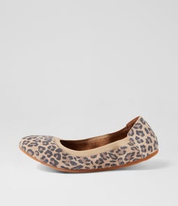 AVA BALLET LEOPARD SUEDE