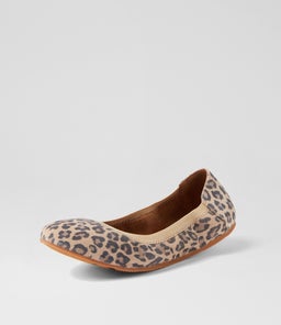 AVA BALLET LEOPARD SUEDE