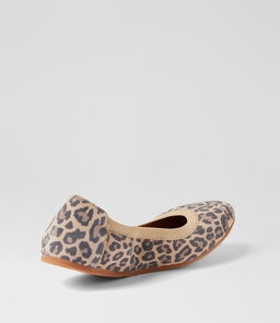 AVA BALLET LEOPARD SUEDE