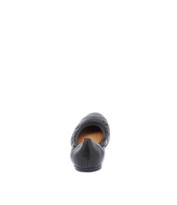 AVA BALLET BLACK LEATHER