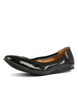 AVA BALLET BLACK PATENT LEATHER