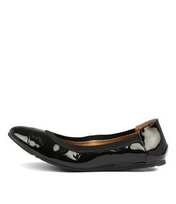AVA BALLET BLACK PATENT LEATHER