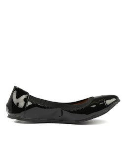 AVA BALLET BLACK PATENT LEATHER