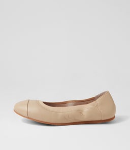 AVA BALLET BEIGE LEATHER