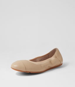 AVA BALLET BEIGE LEATHER