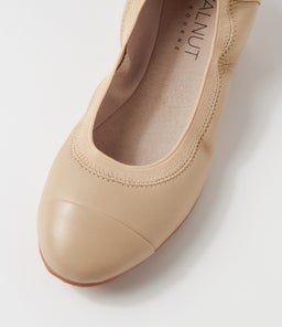 AVA BALLET BEIGE LEATHER