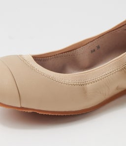 AVA BALLET BEIGE LEATHER