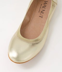 AVA BALLET CHAMPAGNE LEATHER