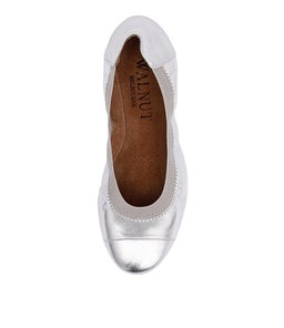 AVA BALLET SILVER LEATHER