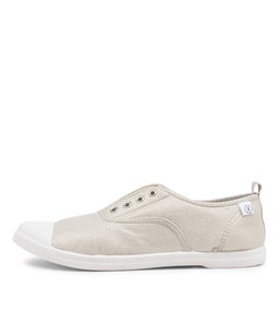 EURO PLIMSOLE METALLIC SILVER CANVAS