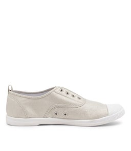 EURO PLIMSOLE METALLIC SILVER CANVAS
