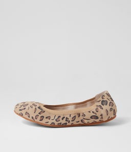AVA BALLET ANIMAL WA SAFARI LEOPARD SUEDE