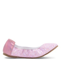 CATIE PARTY BALLET JNR WA VIOLET GLITTER SMOOTH