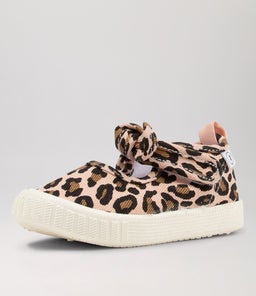 MILLIE TOT WA BLUSH LEOPARD CANVAS