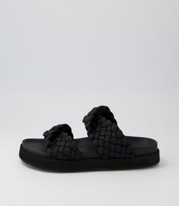 MIM SLIDE WA BLACK LEATHER