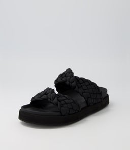 MIM SLIDE WA BLACK LEATHER