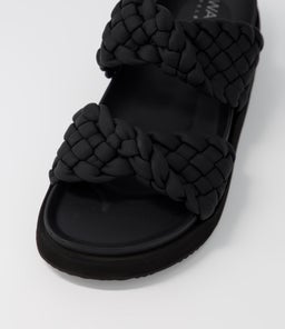 MIM SLIDE WA BLACK LEATHER