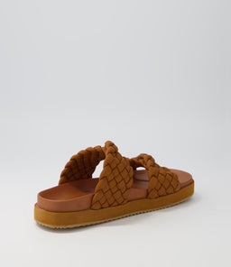 MIM SLIDE WA TAN LEATHER