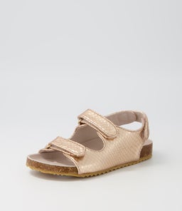 BEC MINI SANDAL TOT WA ROSE METALLIC SNAKE SMOOTH