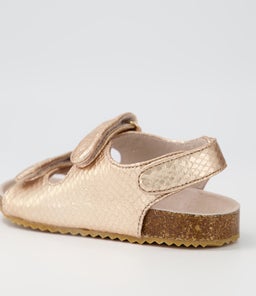 BEC MINI SANDAL TOT WA ROSE METALLIC SNAKE SMOOTH