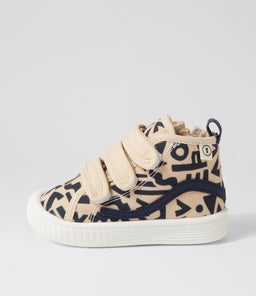 BILLIE HIGHTOP TOT WA ABSTRACT SAND CANVAS