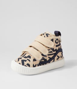 BILLIE HIGHTOP TOT WA ABSTRACT SAND CANVAS