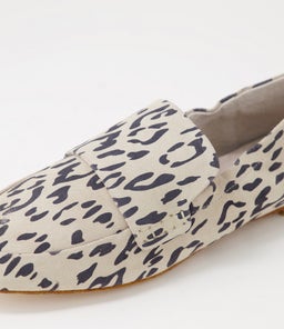 DUTCH LOAFER WA VANILLA LEOPARD SUEDE