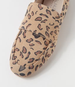 DUTCH LOAFER WA SAFARI LEOPARD SUEDE