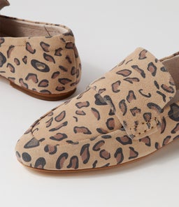 DUTCH LOAFER WA SAFARI LEOPARD SUEDE