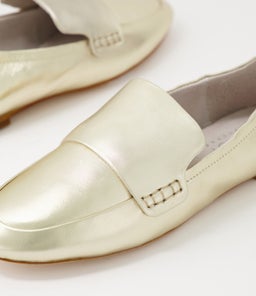 DUTCH LOAFER WA GOLD LEATHER