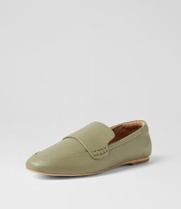 DUTCH LOAFER WA OLIVE LEATHER