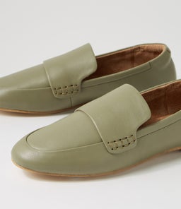 DUTCH LOAFER WA OLIVE LEATHER