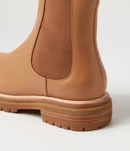 OAK BOOT WA FAWN LEATHER