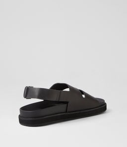 FRENCHY SANDAL WA BLACK LEATHER