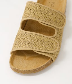 BEACH SLIDE WA TAUPE RAFFIA