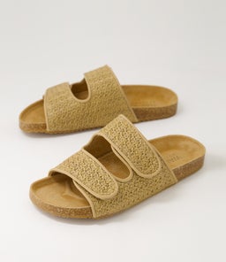 BEACH SLIDE WA TAUPE RAFFIA