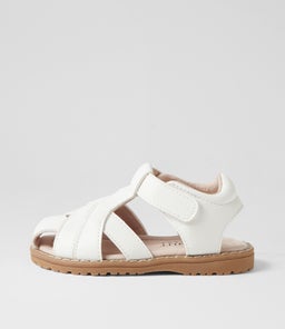 BRADY SANDAL TOT WA WHITE SMOOTH