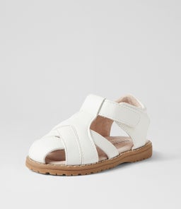 BRADY SANDAL TOT WA WHITE SMOOTH