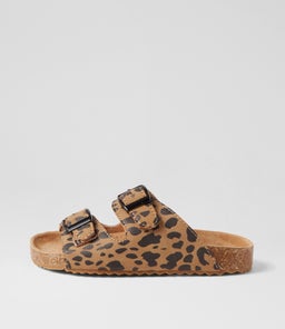BAILEY MINI TOT WA TAN LEOPARD SMOOTH LEATHER