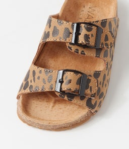BAILEY MINI TOT WA TAN LEOPARD SMOOTH LEATHER