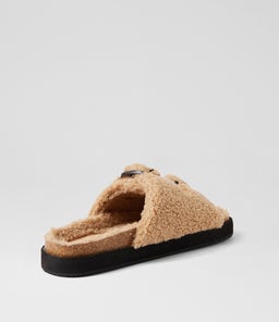 MOLLY SLIDE WA BEIGE FUR