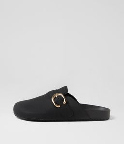 PEYTON MULE WA BLACK SMOOTH