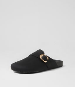 PEYTON MULE WA BLACK SMOOTH