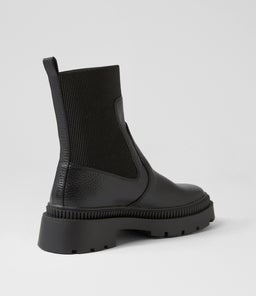 MUSE LEATHER BOOT WA BLACK LEATHER