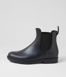 KIKI BOOT WA BLACK RUBBER